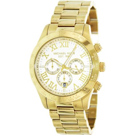 michael kors man horloge|Michael Kors men's gold watch.